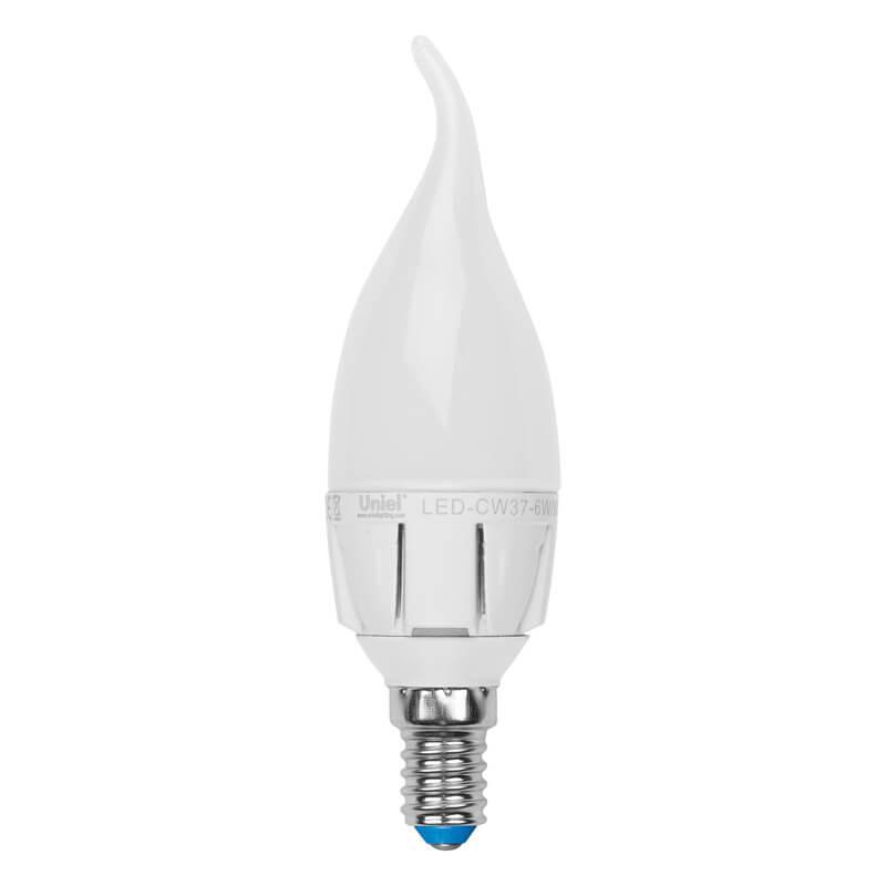 картинка LED-CW37-6W/NW/E14/FR/DIM ALP01WH пластик от магазина pro-decor.kz