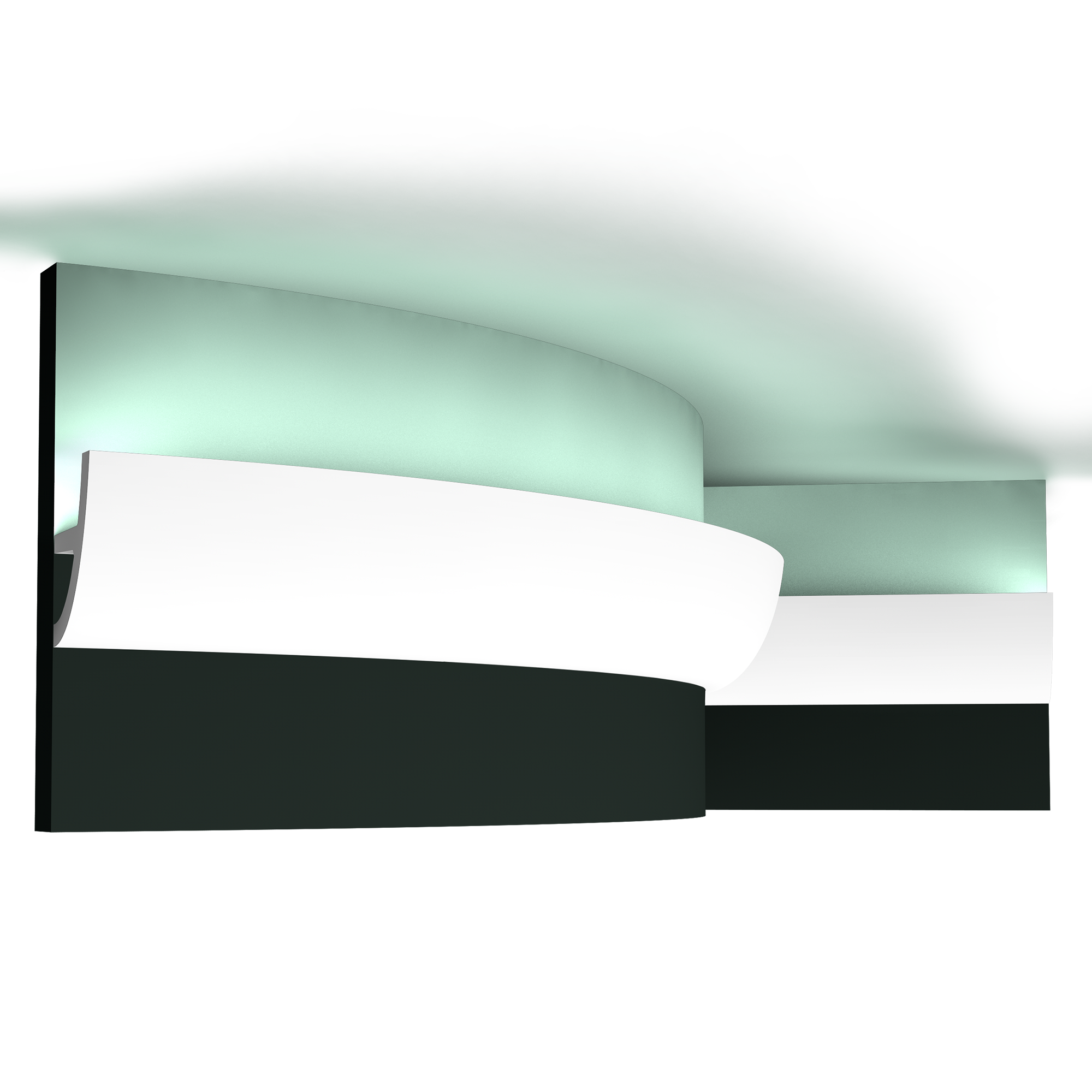 C373F профиль для скрытого освещения гибкий 200 x 8 x 5