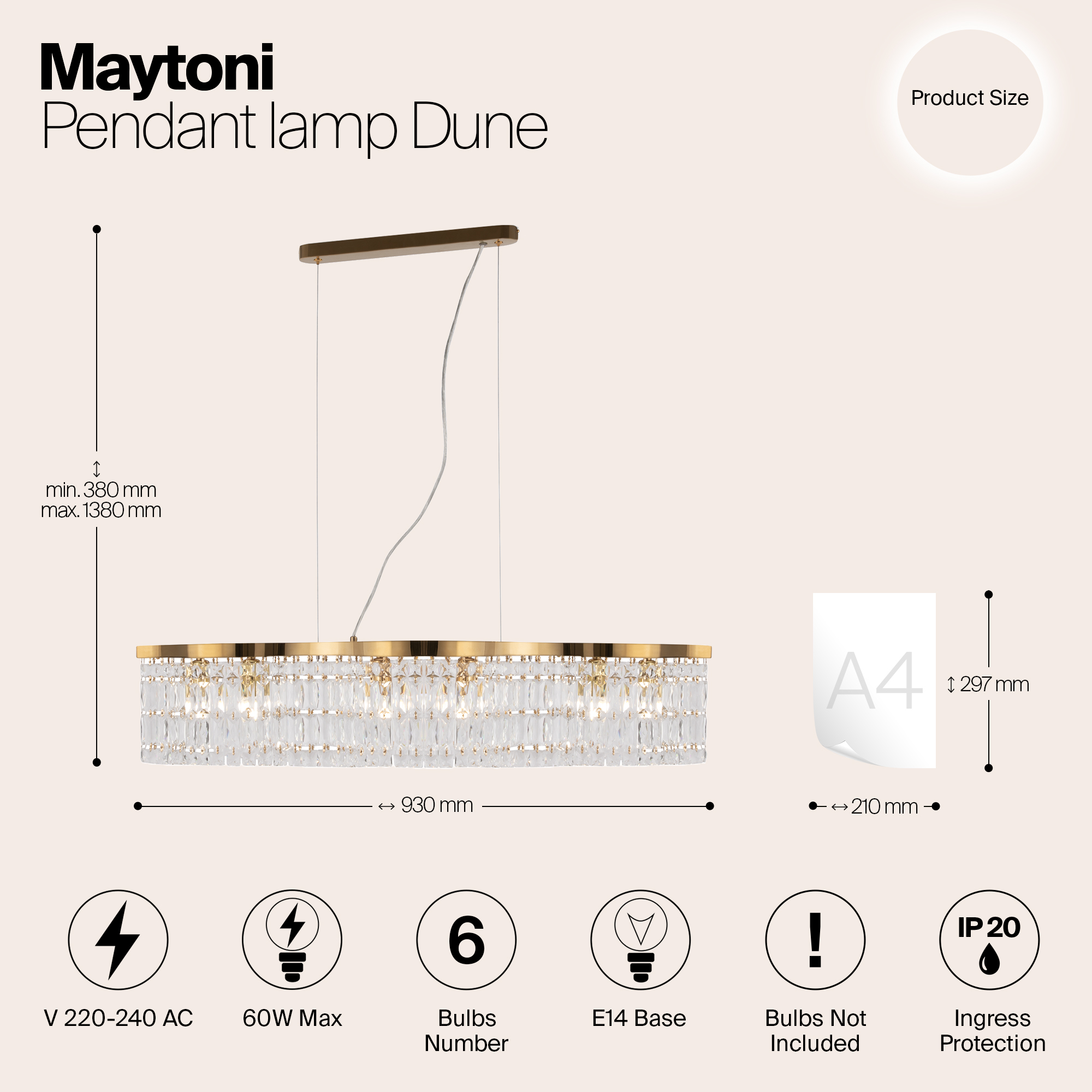 картинка Подвесной светильник Maytoni DIA005PL-06G магазин pro-decor.kz являющийся официальным дистрибьютором в Казахстане картинка Подвесной светильник Maytoni DIA005PL-06G от магазина pro-decor.kz
