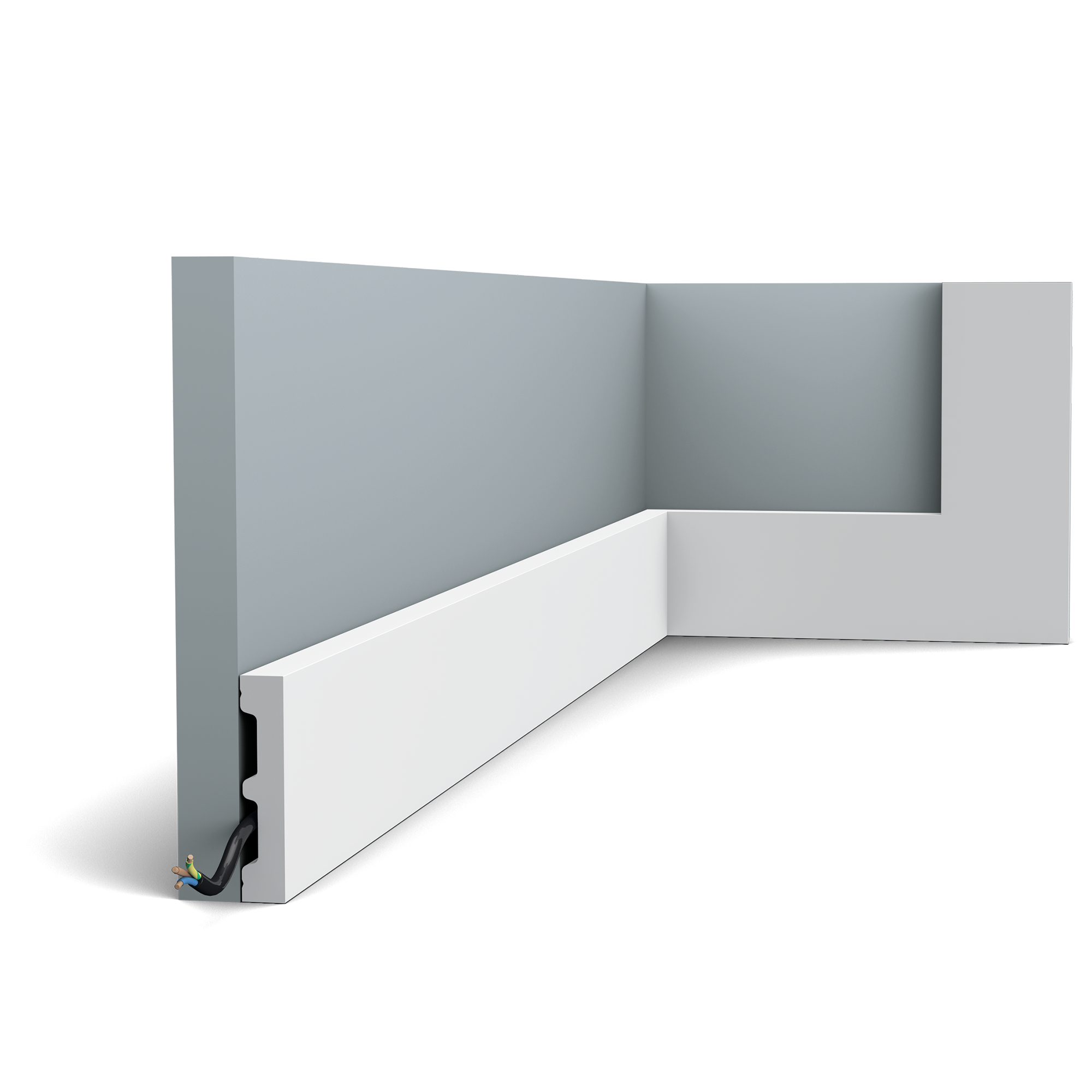 SX157 плинтус Дюрополимер 200 х 6,6 х 1,3