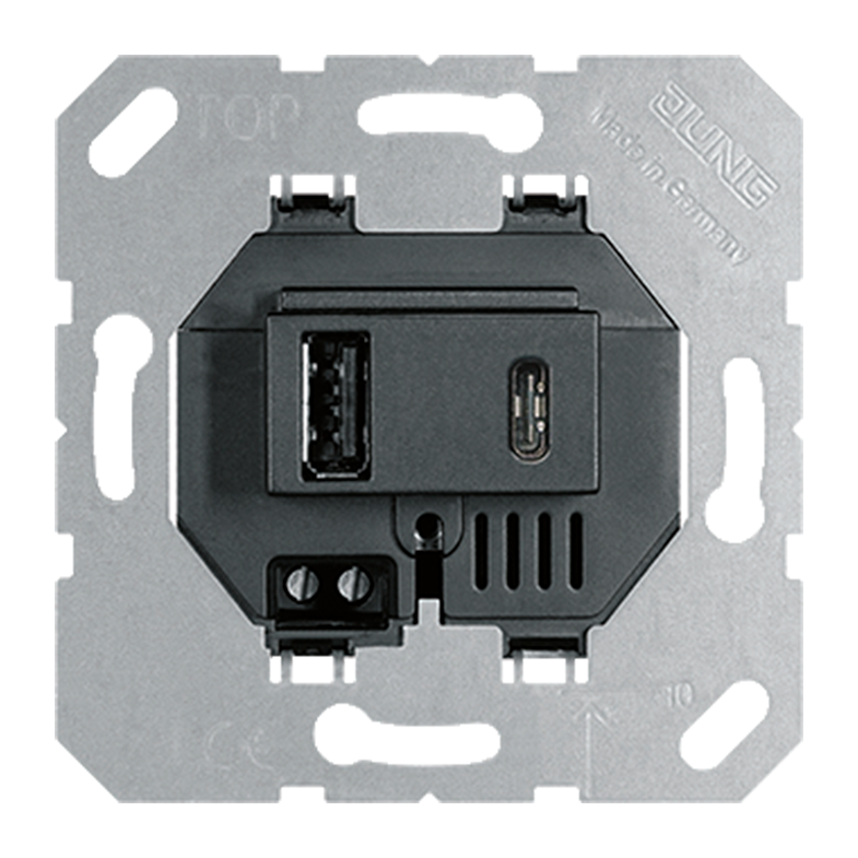 картинка JUNG USB зарядное устройство USB15CASW от магазина pro-decor.kz
