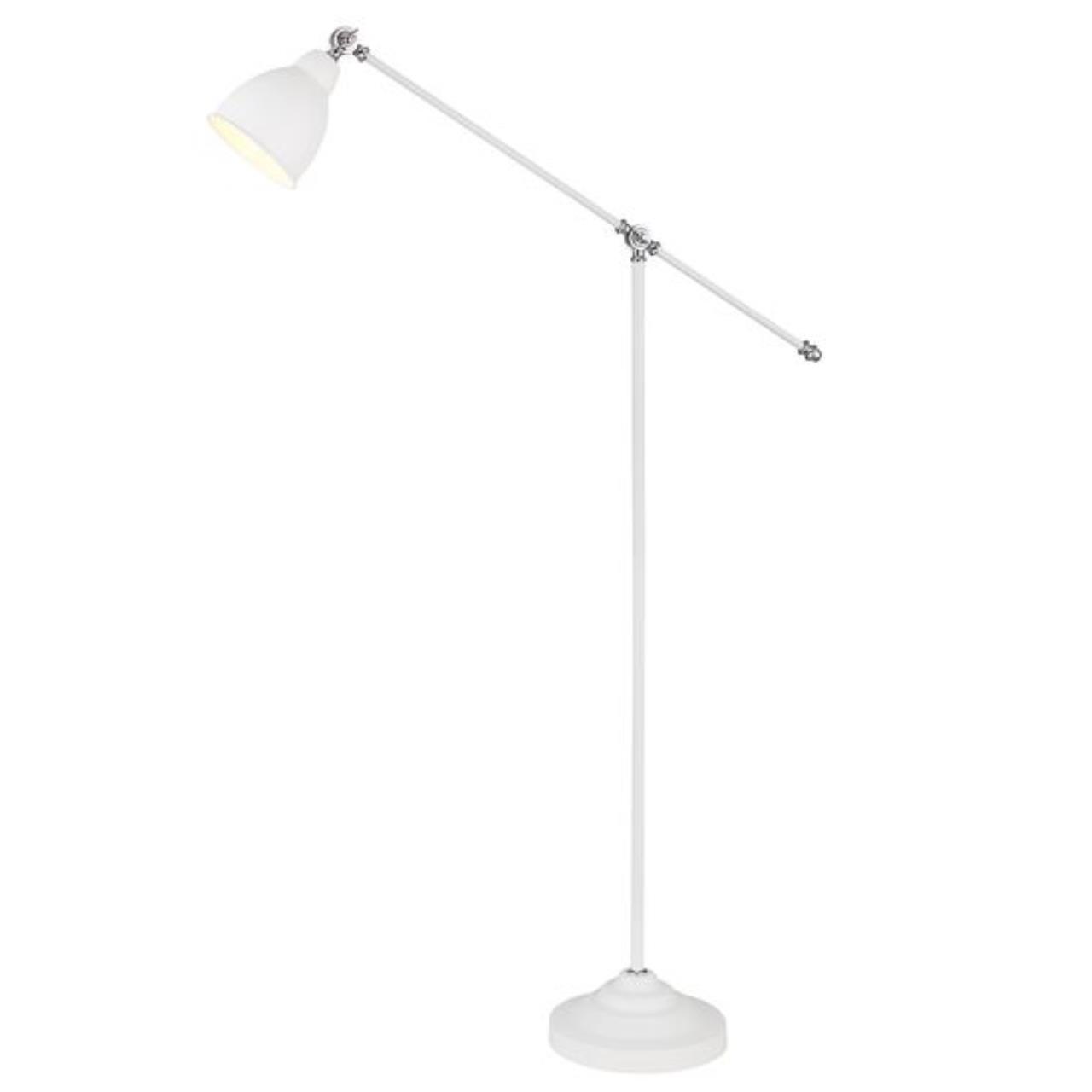 картинка Торшер Arte Lamp Braccio A2054PN-1WH магазин pro-decor.kz являющийся официальным дистрибьютором в Казахстане картинка Торшер Arte Lamp Braccio A2054PN-1WH от магазина pro-decor.kz