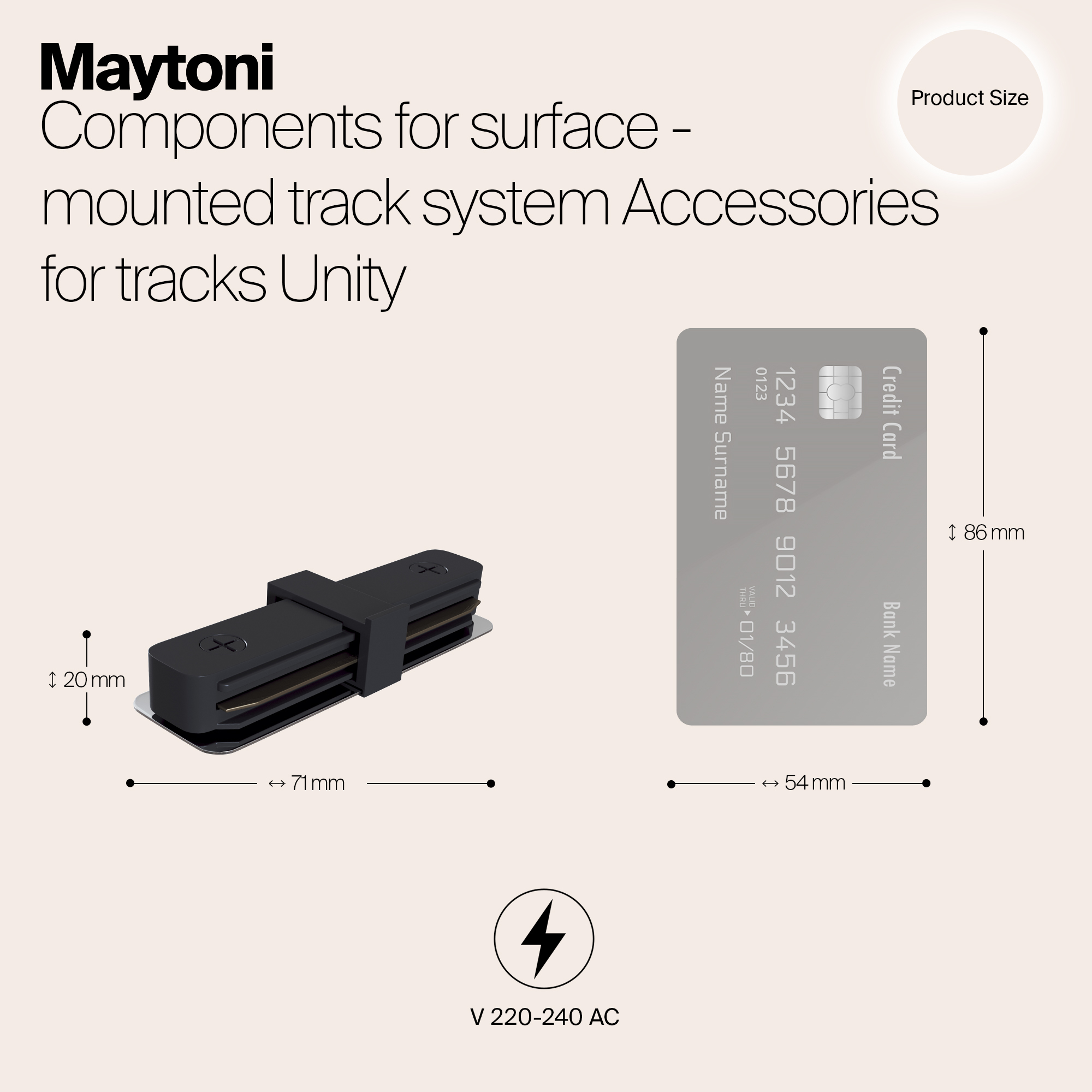картинка Коннектор прямой Maytoni Track TRA001C-11B магазин pro-decor.kz являющийся официальным дистрибьютором в Казахстане картинка Коннектор прямой Maytoni Track TRA001C-11B от магазина pro-decor.kz