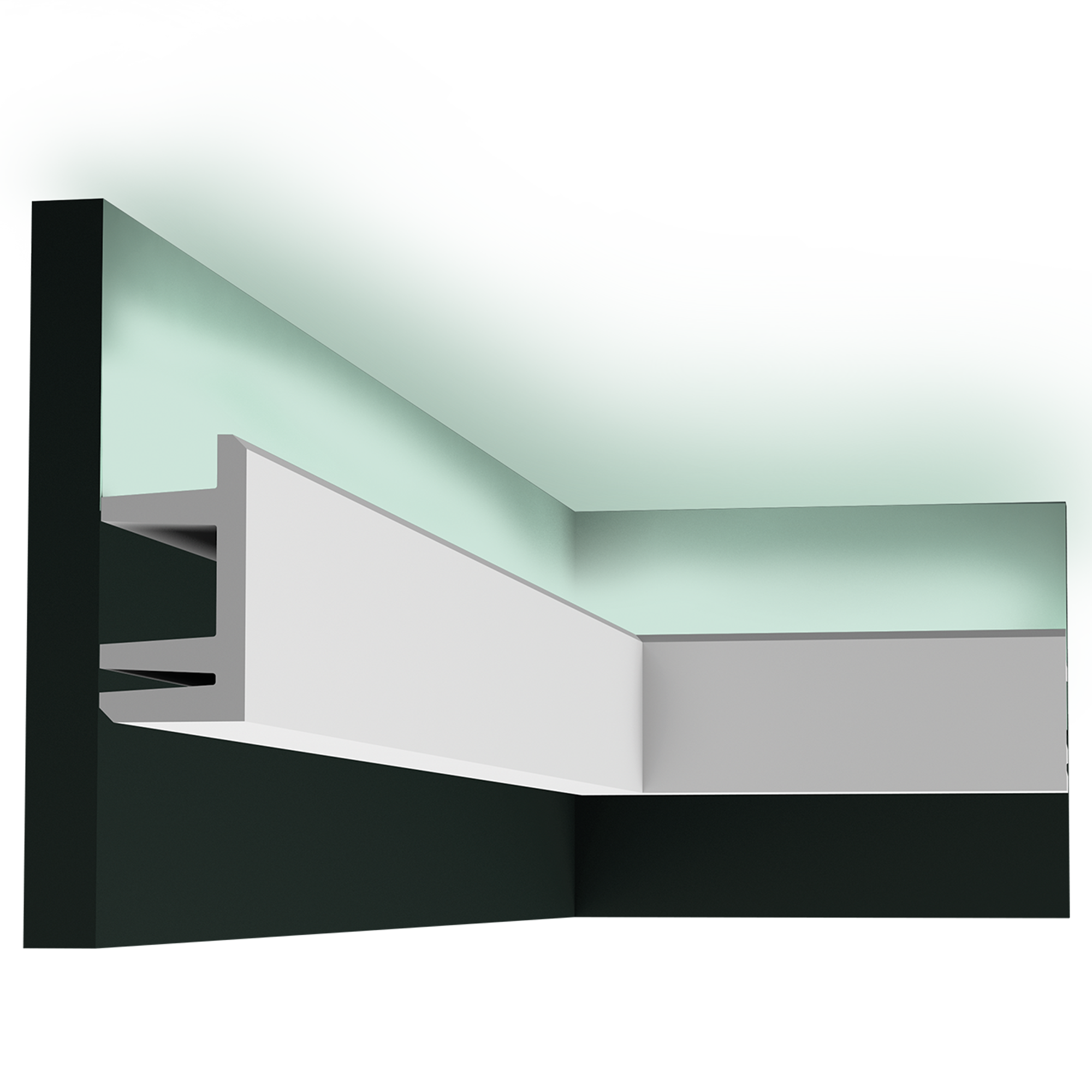 C381 профиль для скрытого освещения 200 x 9,5 x 5