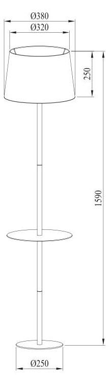 картинка Торшер Arte Lamp Connor A2102PN-1WH магазин pro-decor.kz являющийся официальным дистрибьютором в Казахстане картинка Торшер Arte Lamp Connor A2102PN-1WH от магазина pro-decor.kz