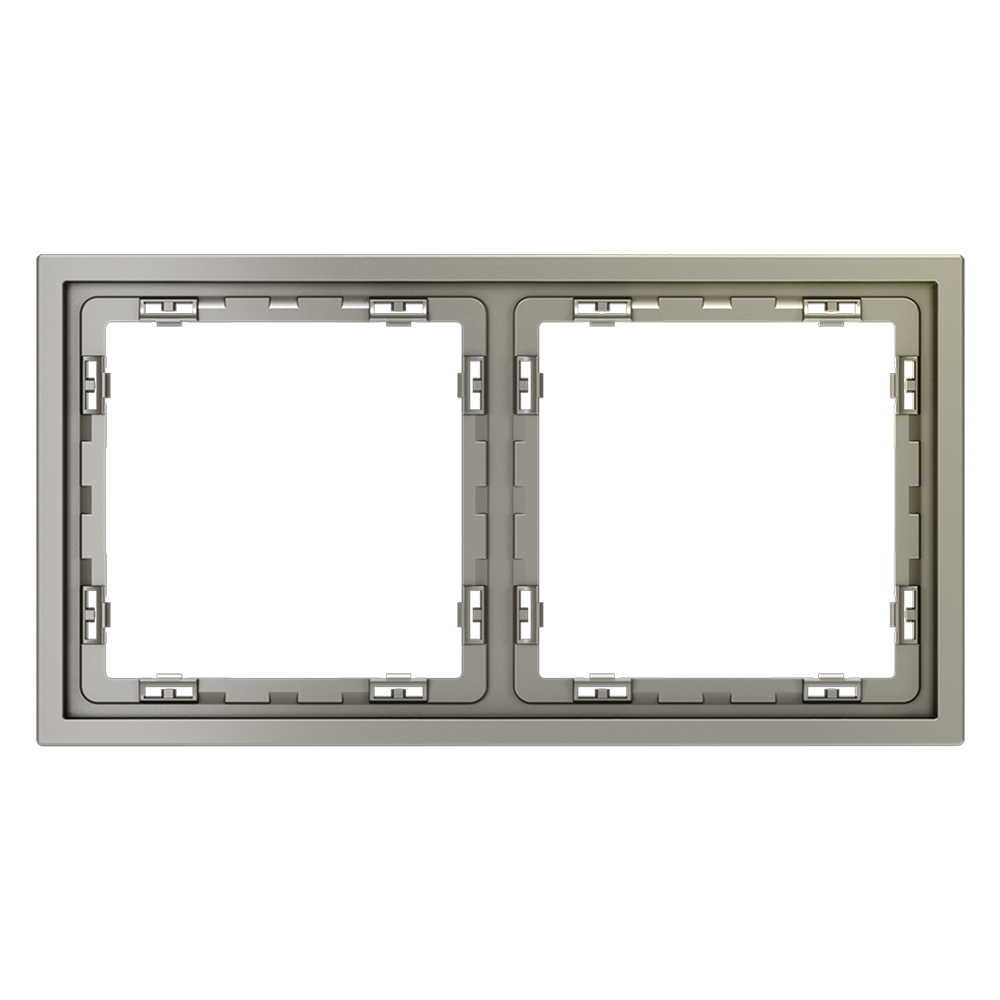 картинка Рамка пластиковая VOLTUM S70 на 2 поста, (шелк) VLS100204 магазин pro-decor.kz являющийся официальным дистрибьютором в Казахстане картинка Рамка пластиковая VOLTUM S70 на 2 поста, (шелк) VLS100204 от магазина pro-decor.kz