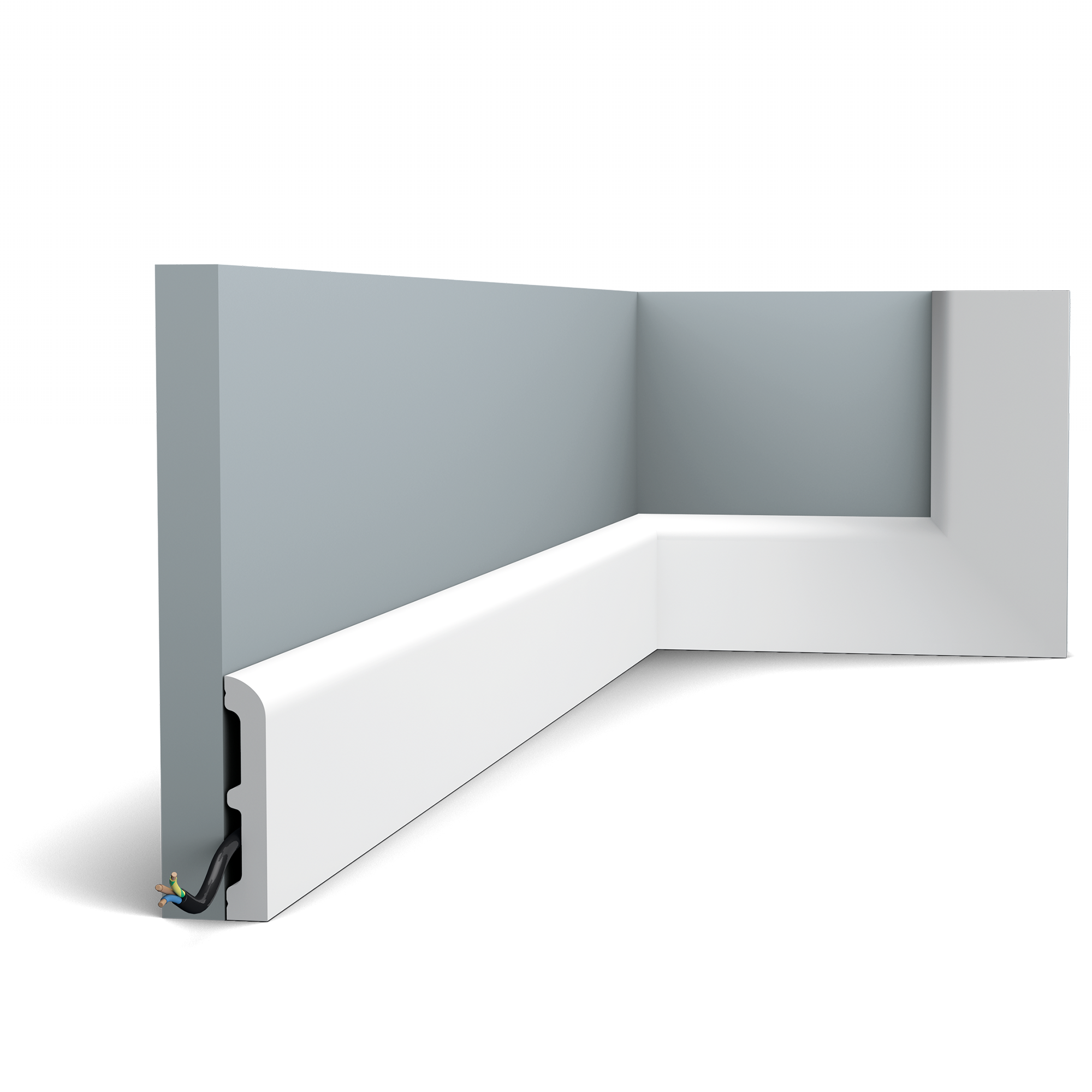 SX183 плинтус Дюрополимер 200 х 7,5 х 1,3