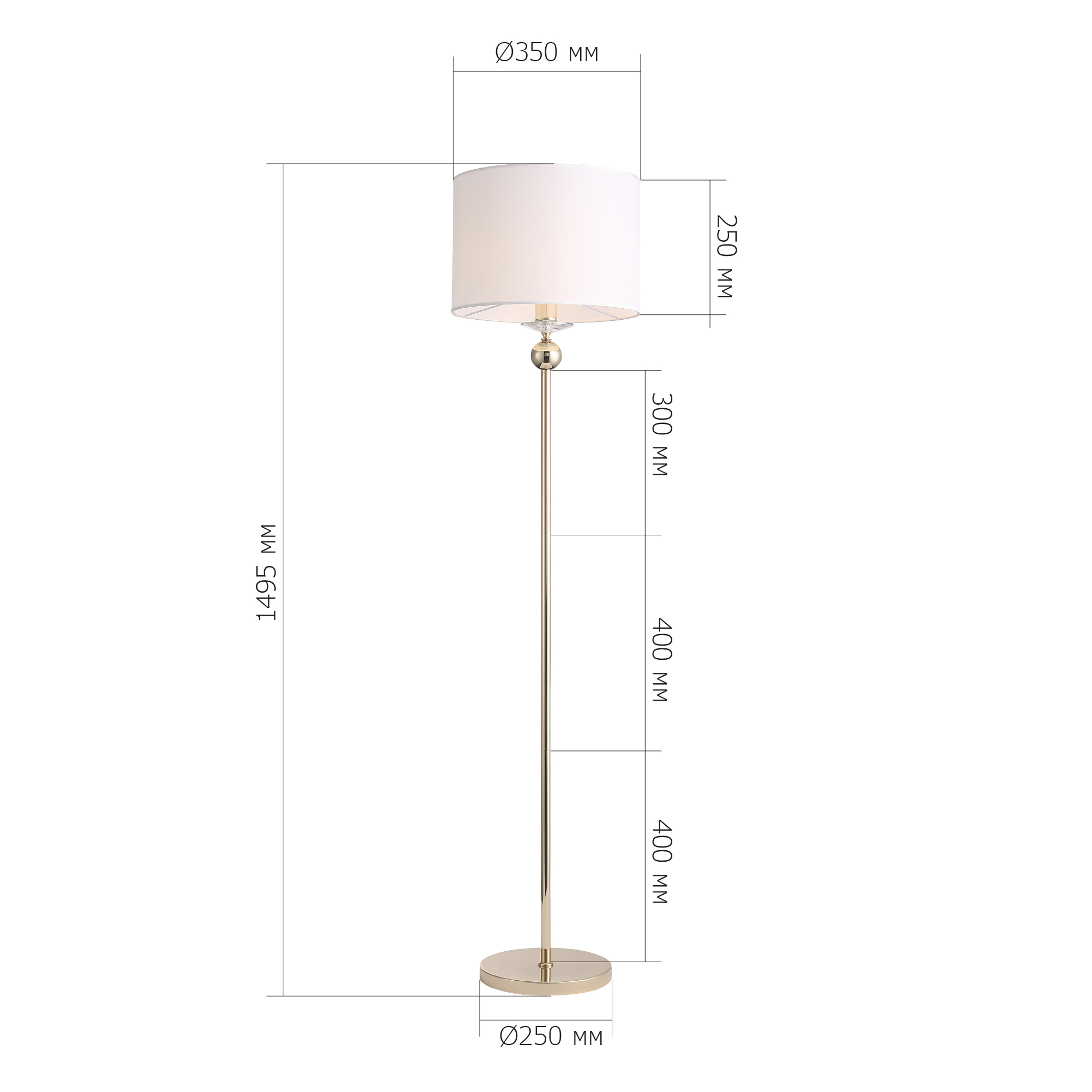 картинка SL1405.205.01 Светильник напольный ST-Luce ELEGANCE от магазина pro-decor.kz