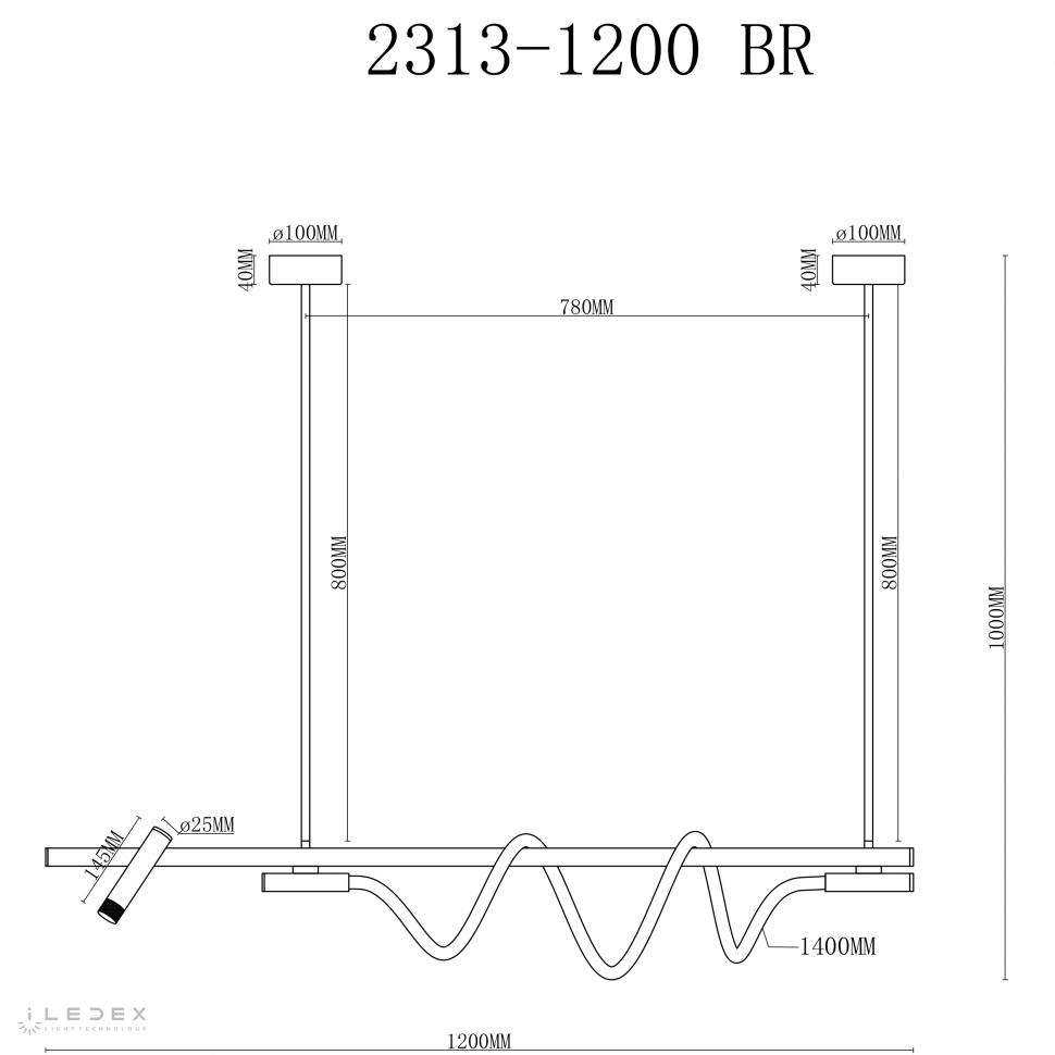 картинка Светильник подвесной iLedex Cross iLedex 2313-1200 BR магазин pro-decor.kz являющийся официальным дистрибьютором в Казахстане картинка Светильник подвесной iLedex Cross iLedex 2313-1200 BR от магазина pro-decor.kz