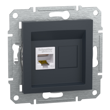 картинка Asfora розетка компьютерная Schneider Electric EPH4300171 магазин pro-decor.kz являющийся официальным дистрибьютором в Казахстане картинка Asfora розетка компьютерная Schneider Electric EPH4300171 от магазина pro-decor.kz