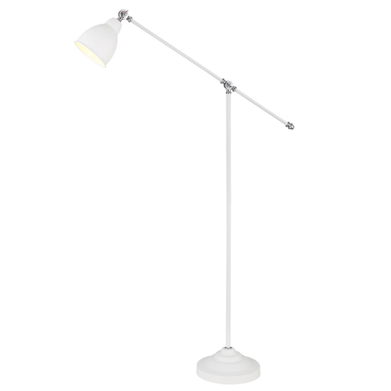картинка Торшер Arte Lamp Braccio A2054PN-1WH магазин pro-decor.kz являющийся официальным дистрибьютором в Казахстане картинка Торшер Arte Lamp Braccio A2054PN-1WH от магазина pro-decor.kz