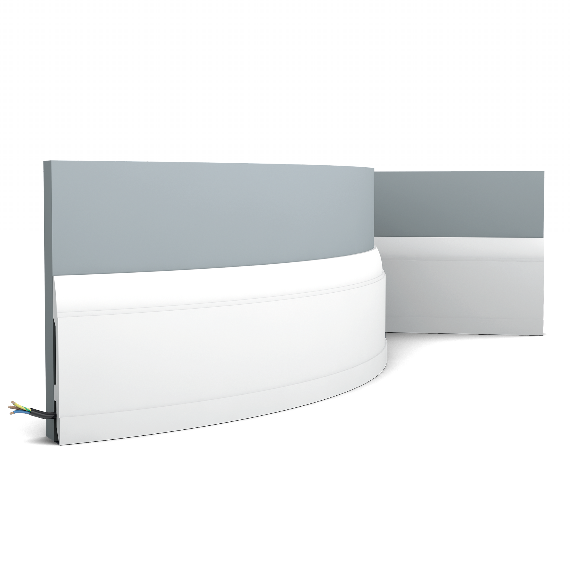 SX104F плинтус  гибкий  200 x 14,8 x 1,7