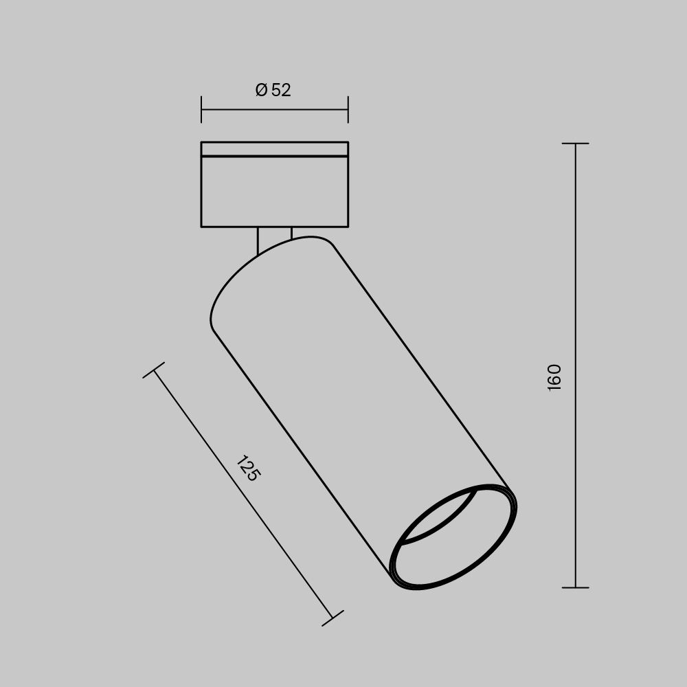 картинка Потолочный светильник Technical C055CL-L12B3K-W-B от магазина pro-decor.kz