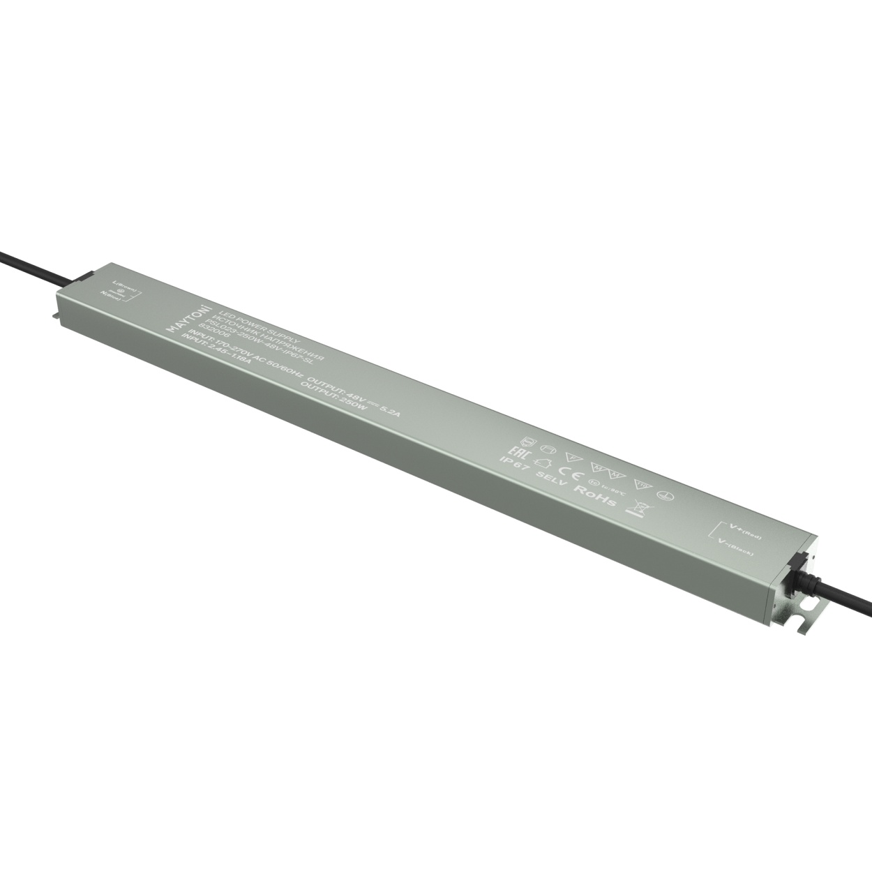 картинка Источник напряжения Maytoni ledstrip 832006 магазин pro-decor.kz являющийся официальным дистрибьютором в Казахстане картинка Источник напряжения Maytoni ledstrip 832006 от магазина pro-decor.kz