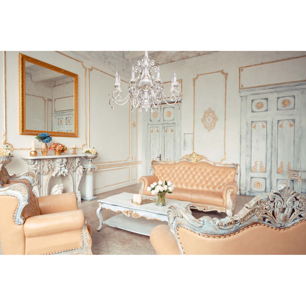 картинка Подвесная люстра Chiaro Версаче 28 639012608 от магазина pro-decor.kz