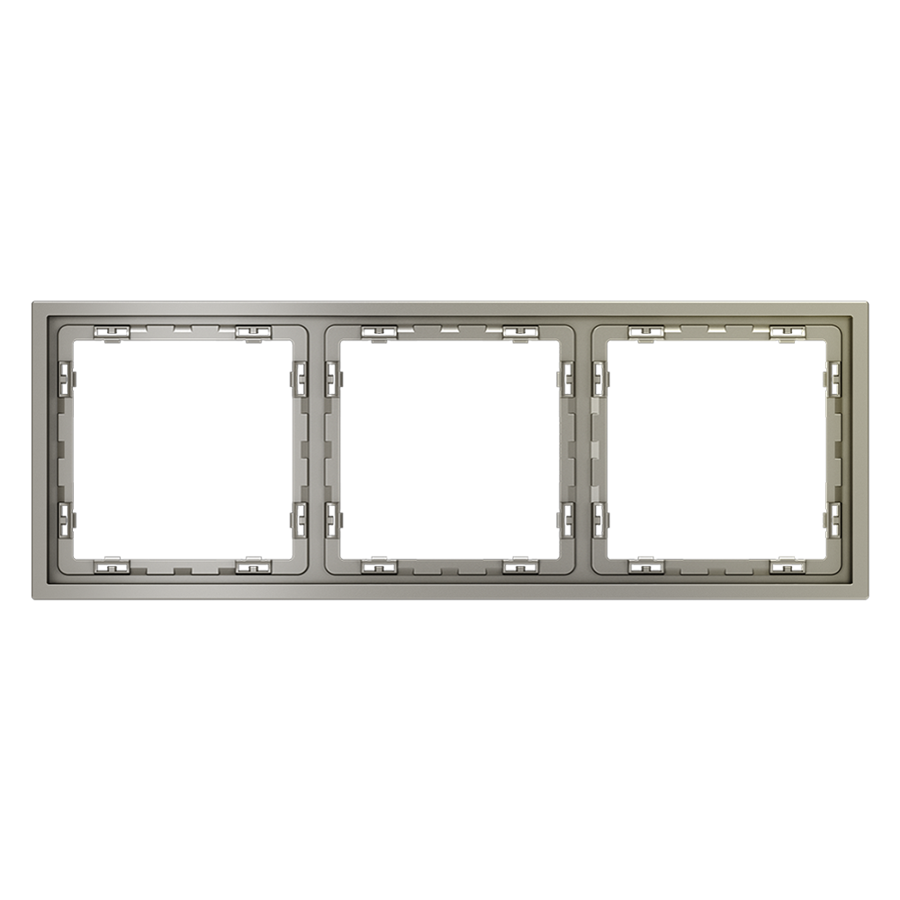 картинка Рамка пластиковая VOLTUM S70 на 3 поста, (шелк) VLS100304 магазин pro-decor.kz являющийся официальным дистрибьютором в Казахстане картинка Рамка пластиковая VOLTUM S70 на 3 поста, (шелк) VLS100304 от магазина pro-decor.kz