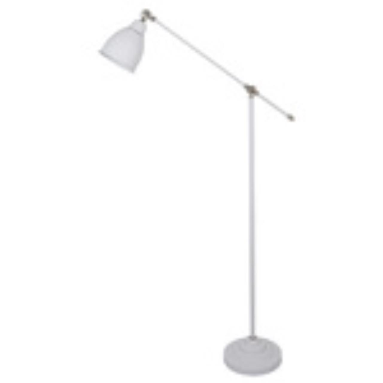 картинка Торшер Arte Lamp Braccio A2054PN-1WH магазин pro-decor.kz являющийся официальным дистрибьютором в Казахстане картинка Торшер Arte Lamp Braccio A2054PN-1WH от магазина pro-decor.kz