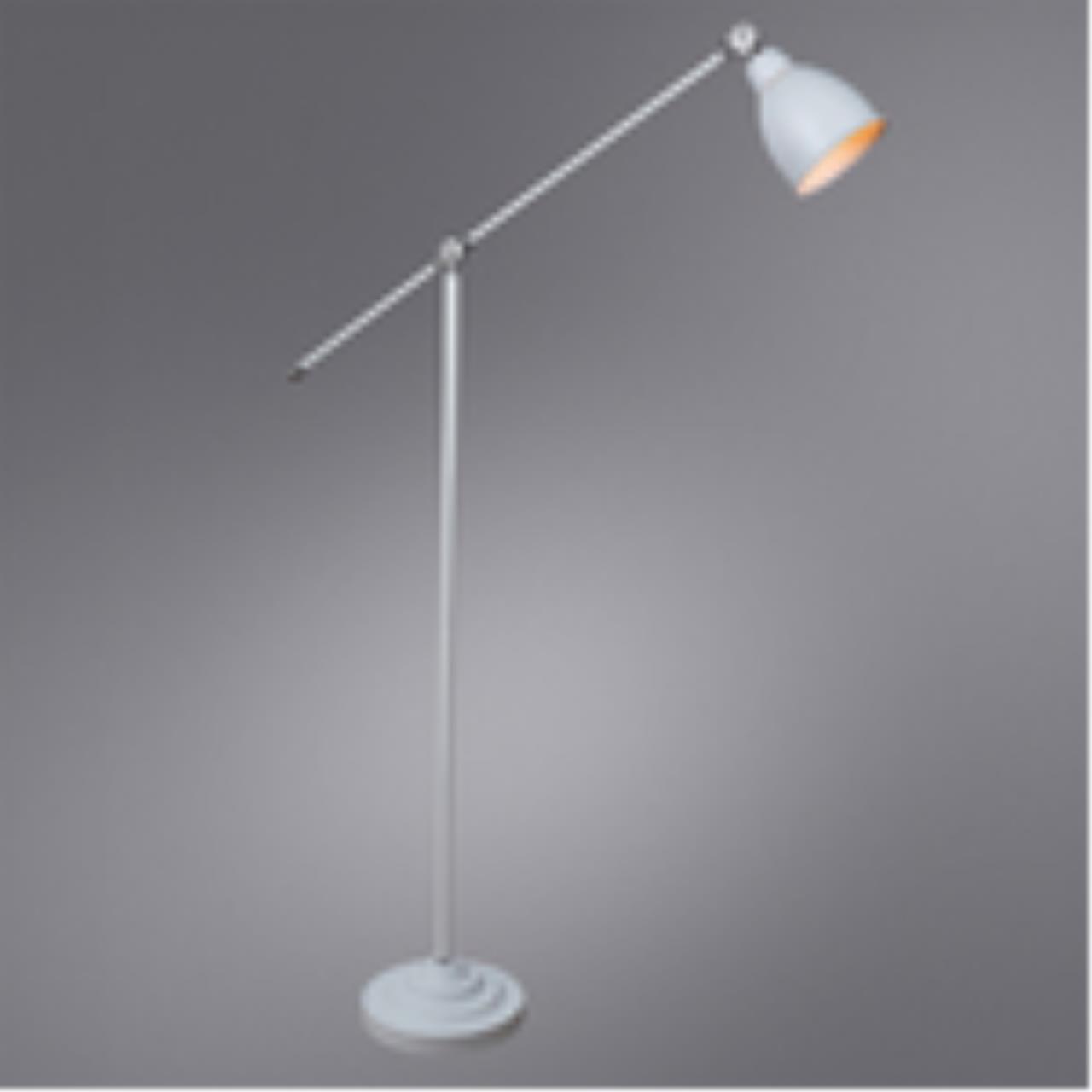 картинка Торшер Arte Lamp Braccio A2054PN-1WH магазин pro-decor.kz являющийся официальным дистрибьютором в Казахстане картинка Торшер Arte Lamp Braccio A2054PN-1WH от магазина pro-decor.kz