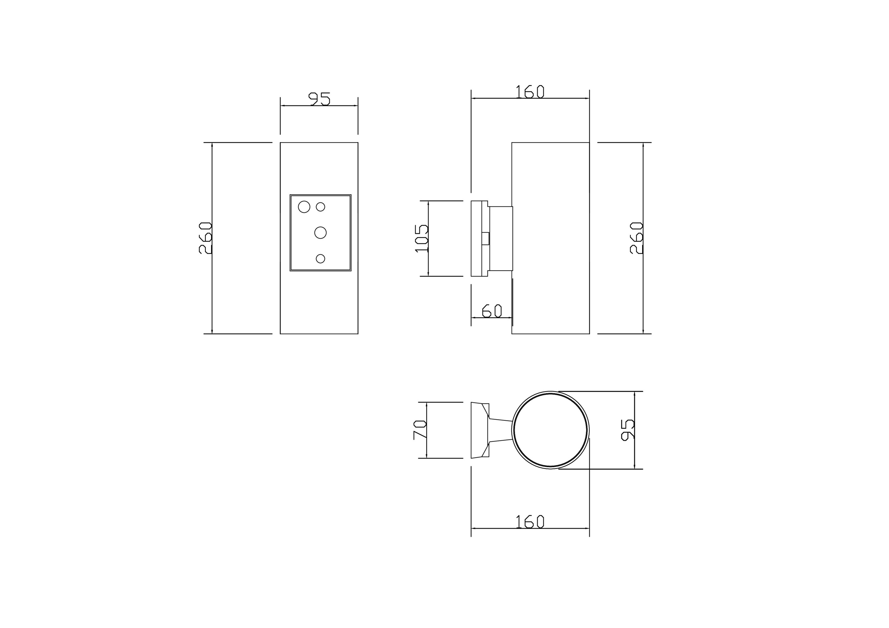 картинка Настенный светильник (бра) Outdoor O419WL-02W от магазина pro-decor.kz