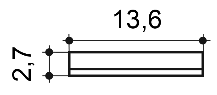 D320 дверной декор 13,6 x 24,8 x 2,7