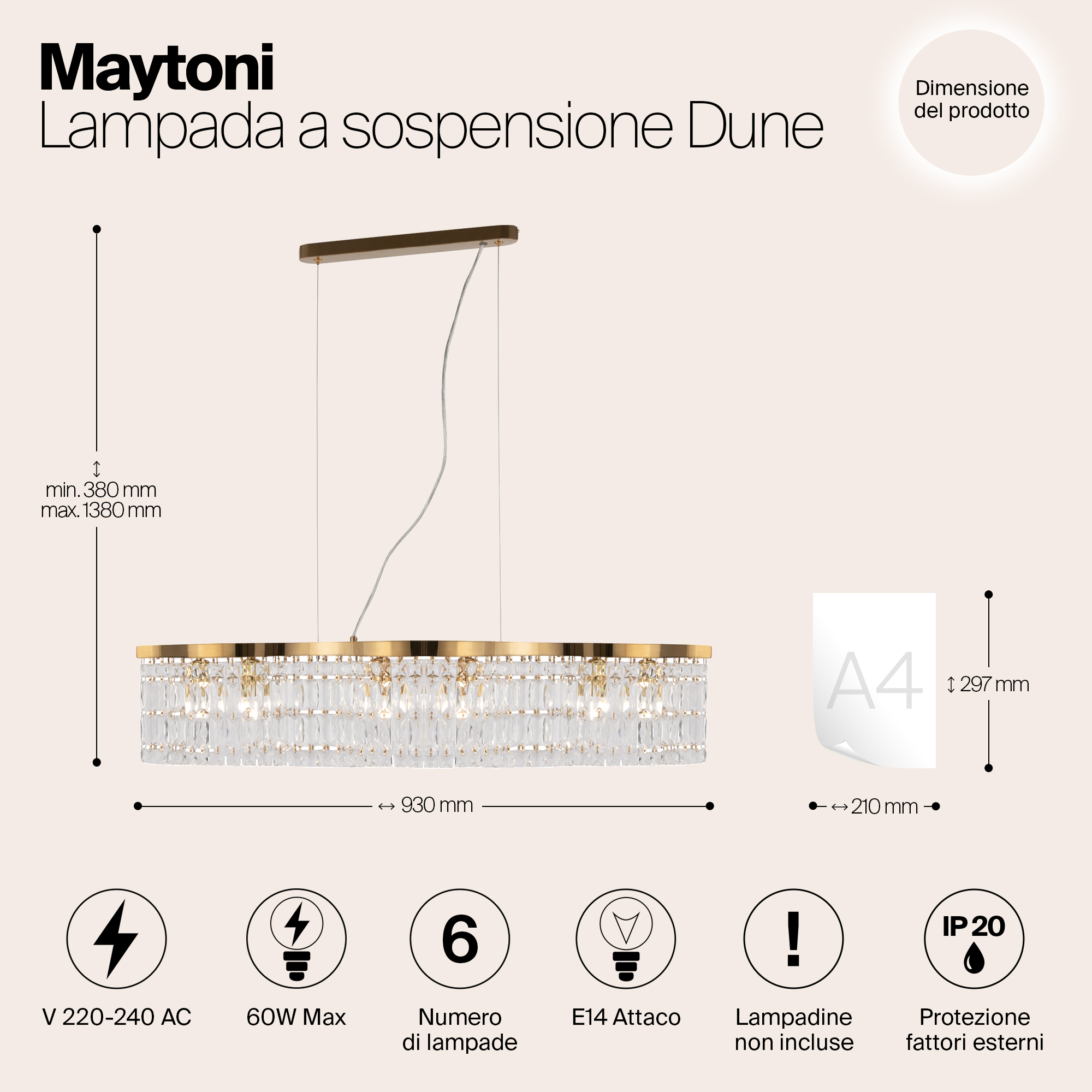 картинка Подвесной светильник Maytoni DIA005PL-06G магазин pro-decor.kz являющийся официальным дистрибьютором в Казахстане картинка Подвесной светильник Maytoni DIA005PL-06G от магазина pro-decor.kz