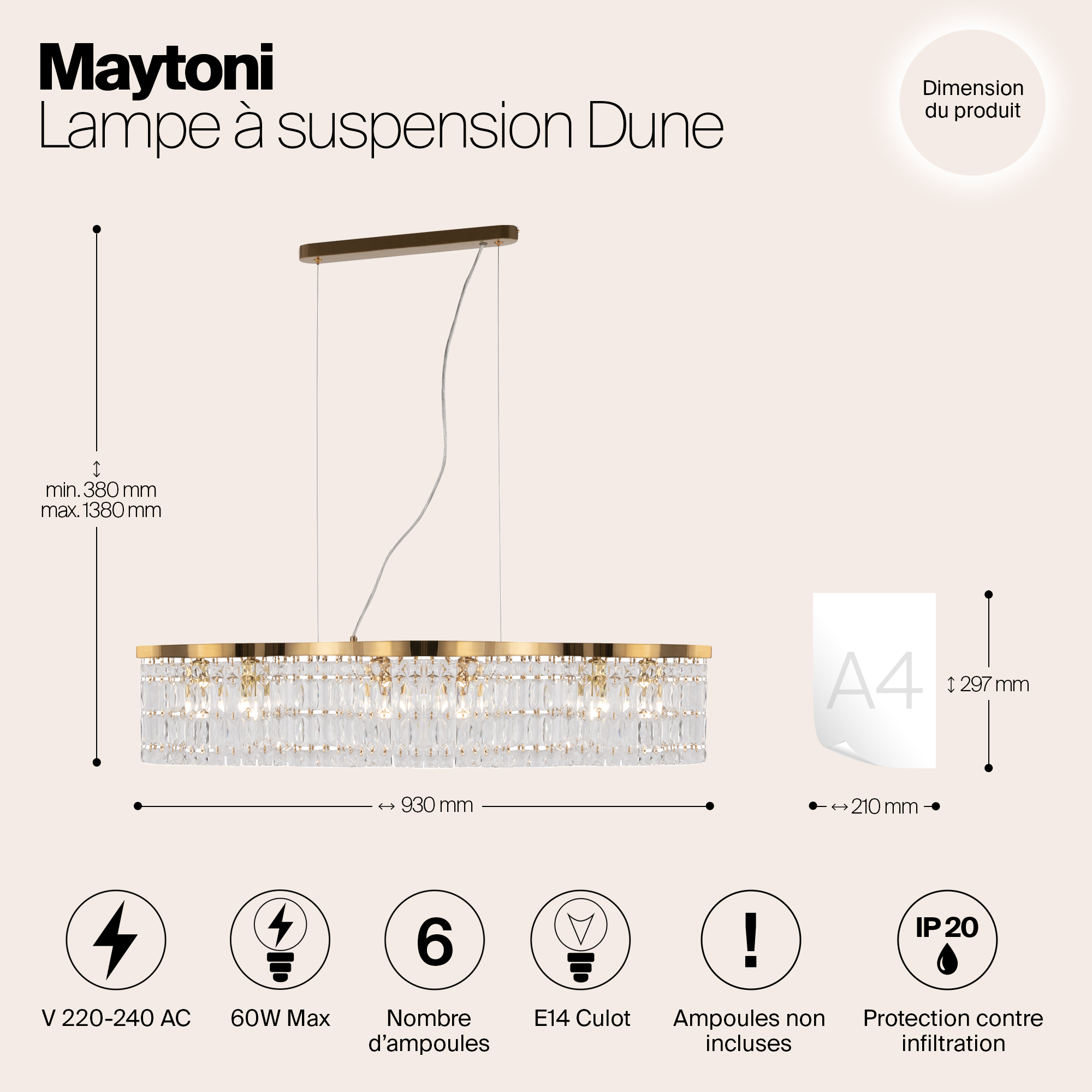 картинка Подвесной светильник Maytoni DIA005PL-06G магазин pro-decor.kz являющийся официальным дистрибьютором в Казахстане картинка Подвесной светильник Maytoni DIA005PL-06G от магазина pro-decor.kz