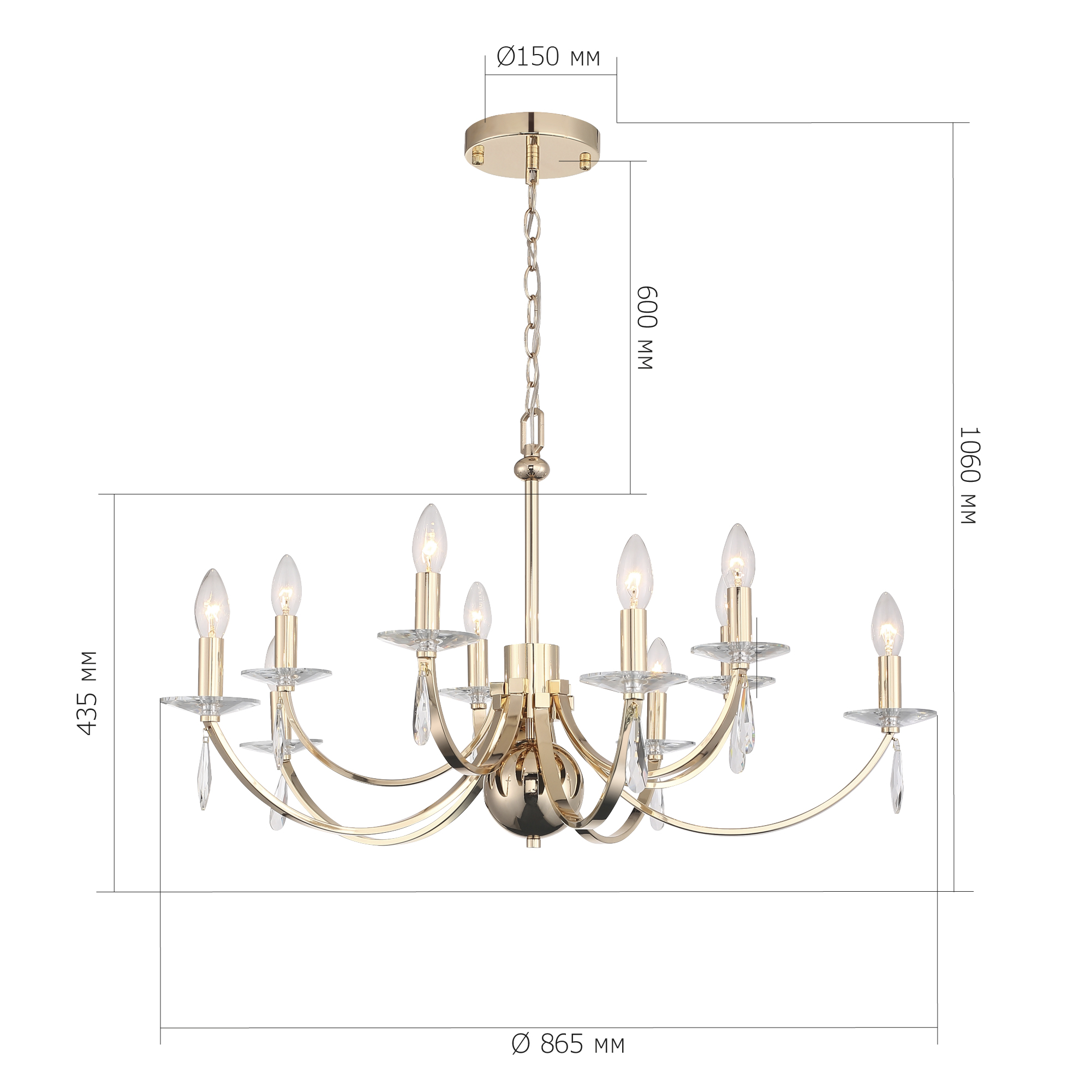 картинка SL1405.203.10 Люстра подвесная ST-Luce ЭЛЕГАНС магазин pro-decor.kz являющийся официальным дистрибьютором в Казахстане картинка SL1405.203.10 Люстра подвесная ST-Luce ЭЛЕГАНС от магазина pro-decor.kz