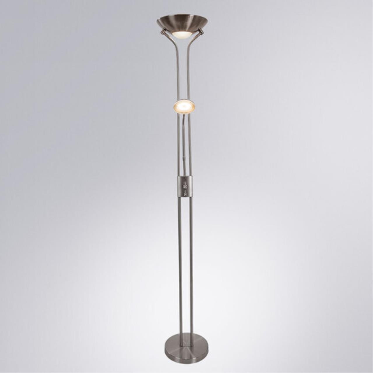 картинка Торшер Arte Lamp DUETTO A4329PN-2SS магазин pro-decor.kz являющийся официальным дистрибьютором в Казахстане картинка Торшер Arte Lamp DUETTO A4329PN-2SS от магазина pro-decor.kz