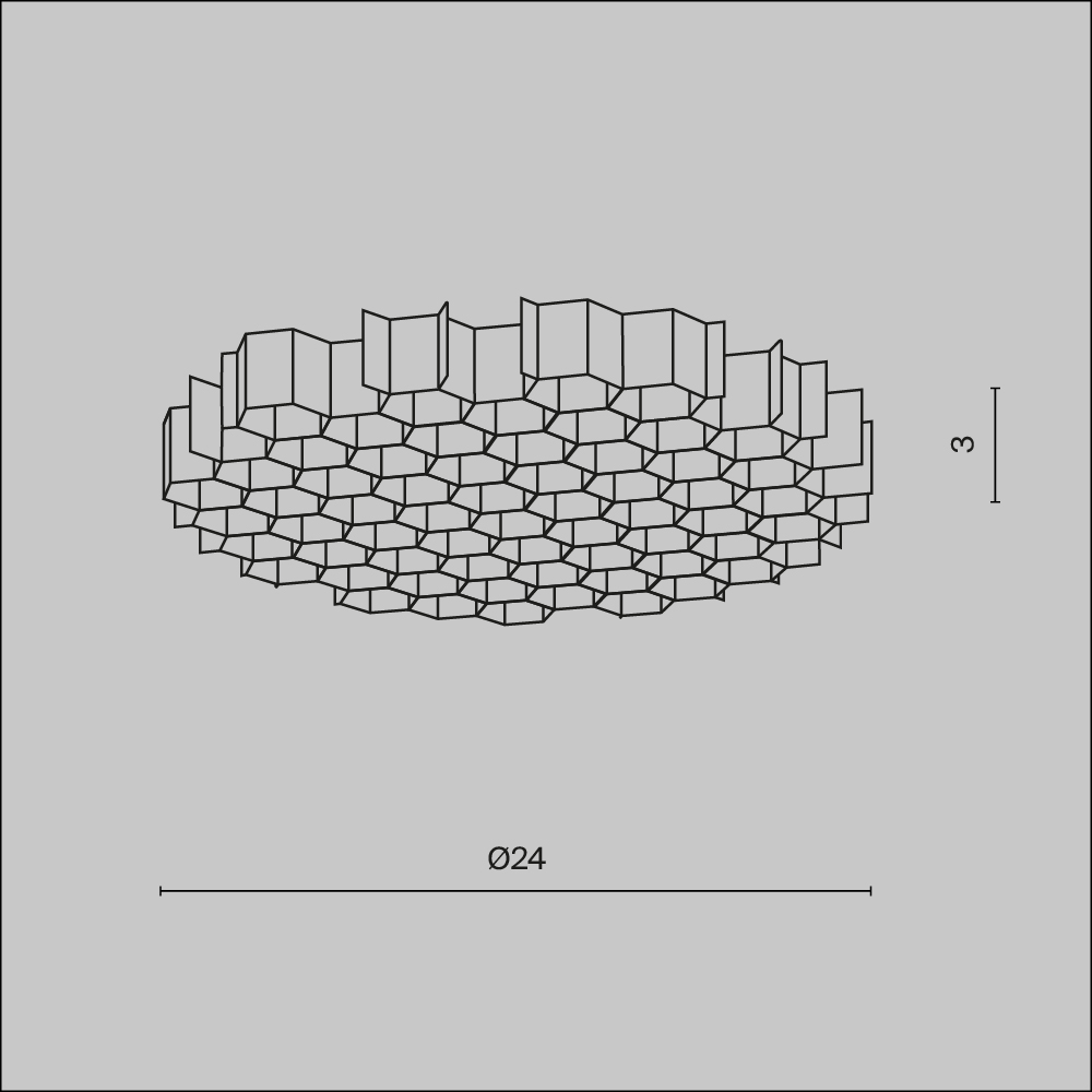 картинка Комплектующие для светильника Technical HoneyComb-D24 от магазина pro-decor.kz