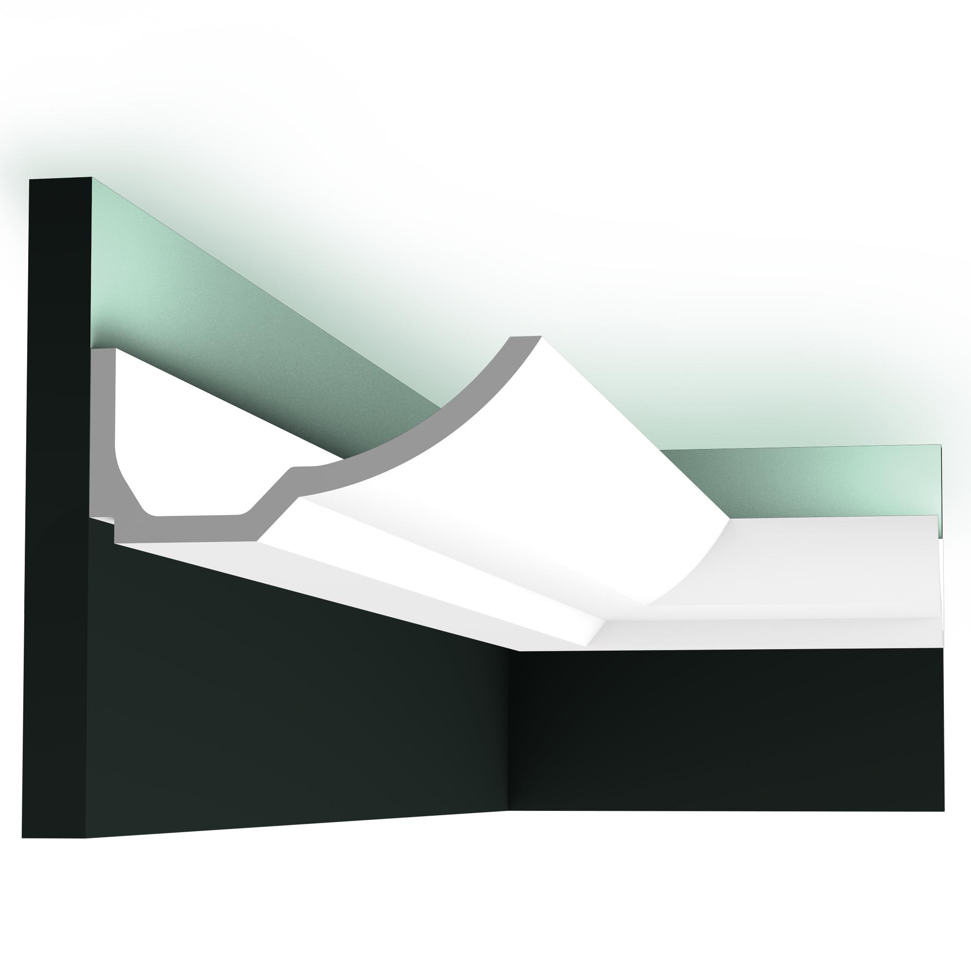 C351 профиль для скрытого освещения 200 x 7,4 x 17,3