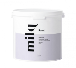 Краска Milq Absolute интерьерная износостойкая, база С 0,4 л MILQ, 