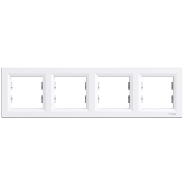 картинка Asfora рамка горизонтальная Schneider Electric EPH5800421 от магазина pro-decor.kz