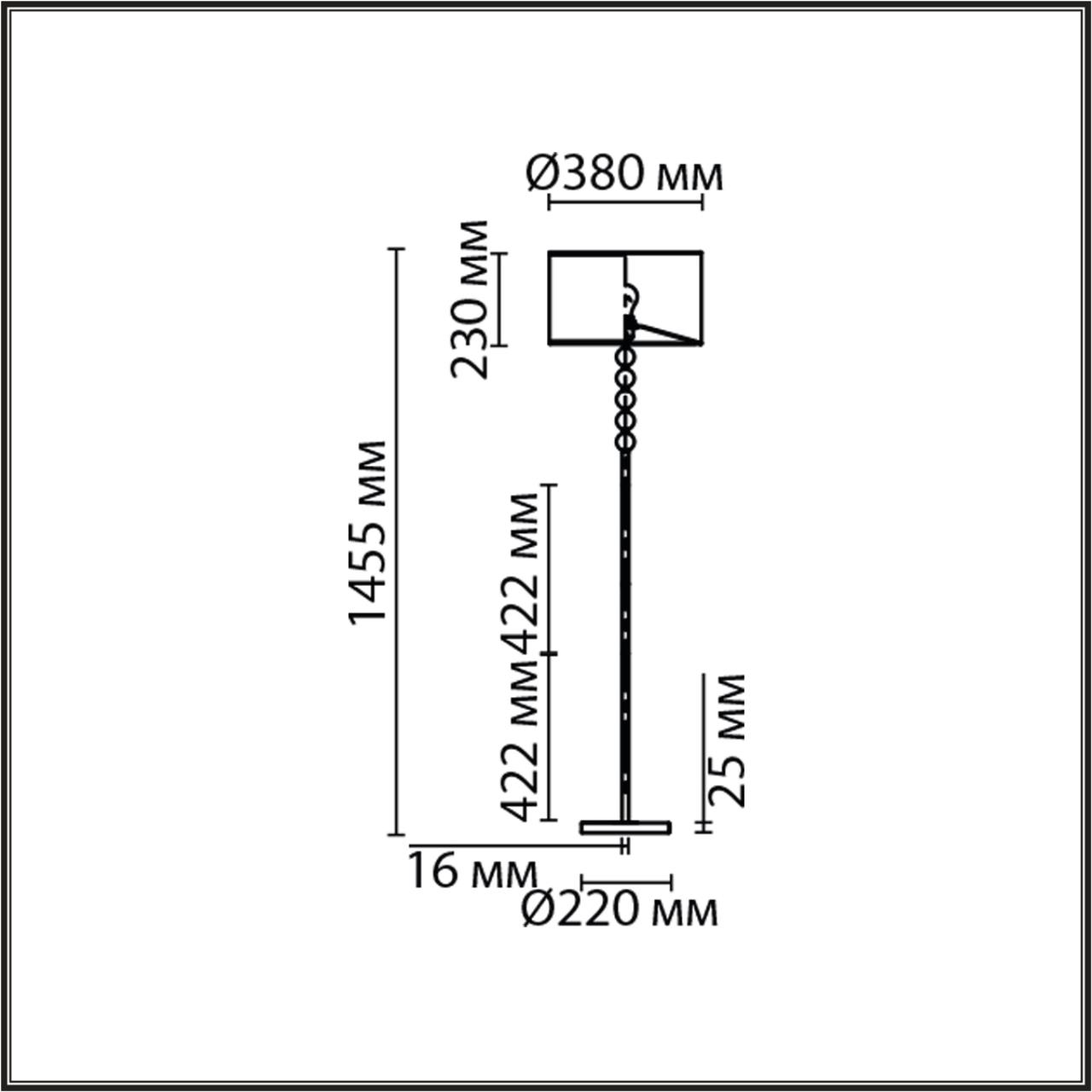 картинка 8078/1F Lumion Торшер TAPIA от магазина pro-decor.kz