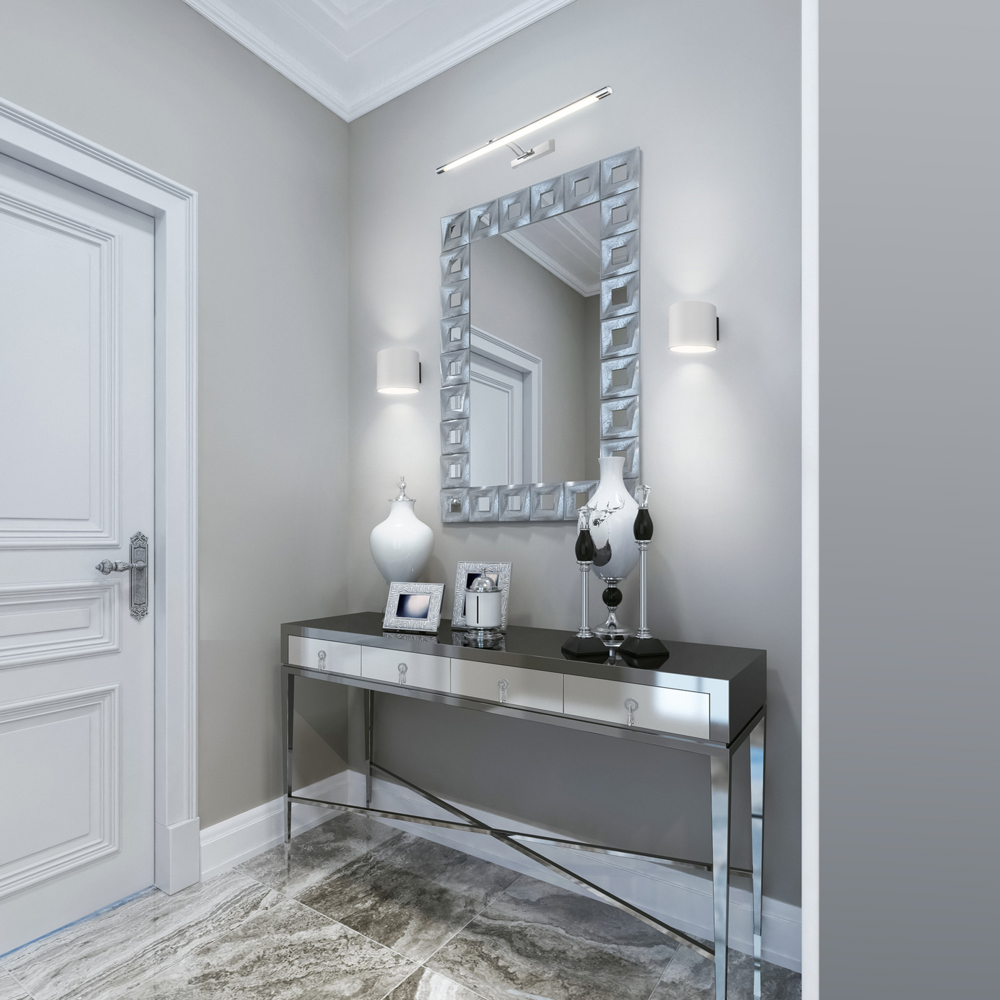 картинка Подсветка для картин Maytoni Fino MIR003WL-L16CH магазин pro-decor.kz являющийся официальным дистрибьютором в Казахстане картинка Подсветка для картин Maytoni Fino MIR003WL-L16CH от магазина pro-decor.kz
