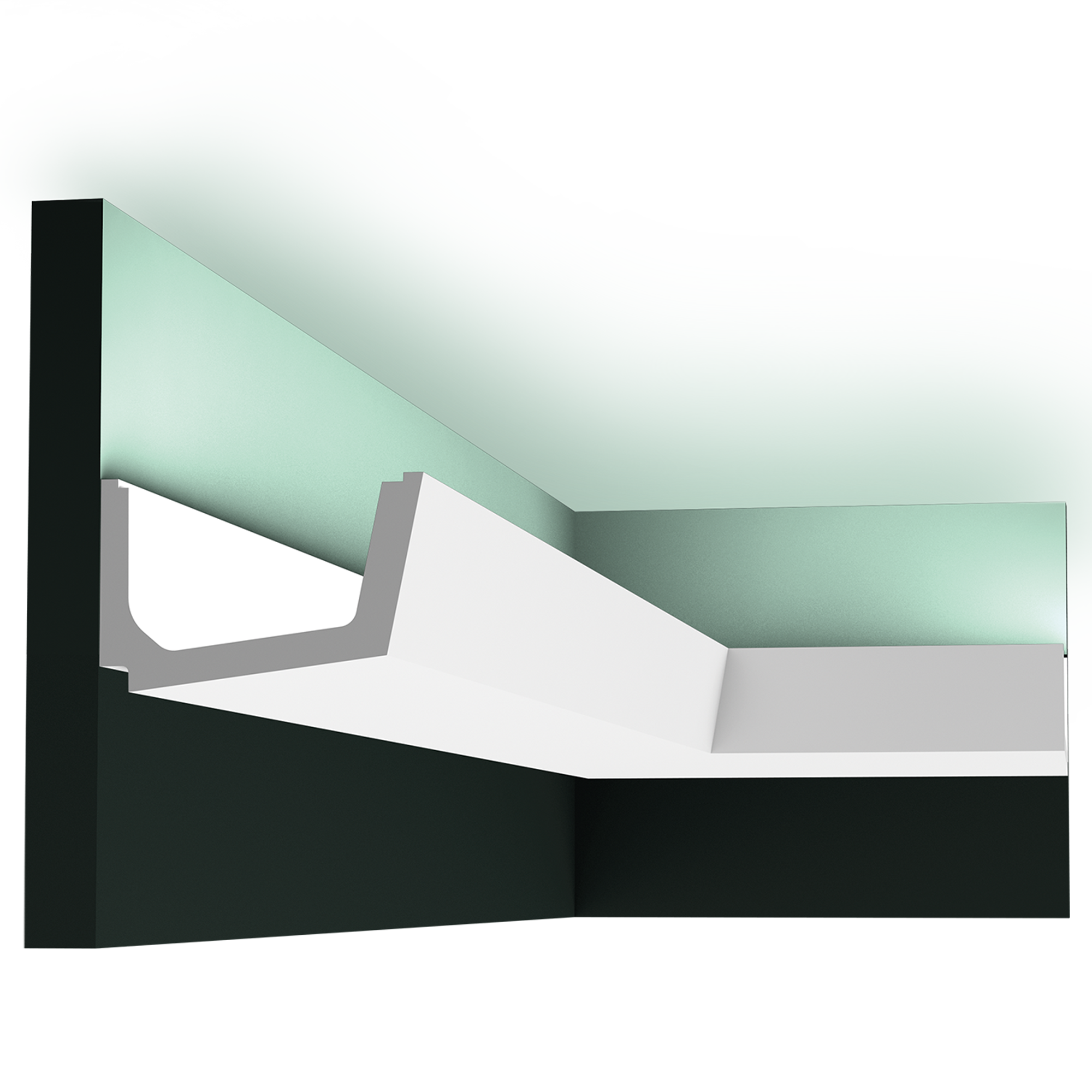 C357 профиль для скрытого освещения 200 x 7,1 x 11