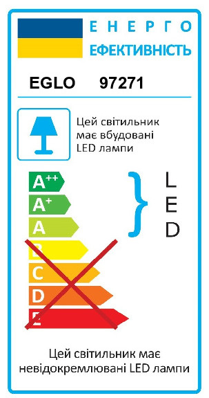 картинка Потолочный светодиодный светильник Eglo Fueva 1 97271 от магазина pro-decor.kz