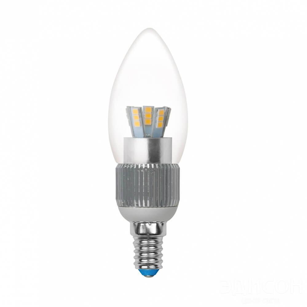 картинка LED-C37P-5W/NW/E14/CL/DIM ALC03SL пластик от магазина pro-decor.kz