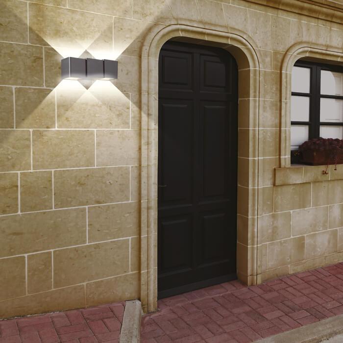 картинка Уличный настенный светодиодный светильник Novotech Street Kaimas 357401 магазин pro-decor.kz являющийся официальным дистрибьютором в Казахстане картинка Уличный настенный светодиодный светильник Novotech Street Kaimas 357401 от магазина pro-decor.kz