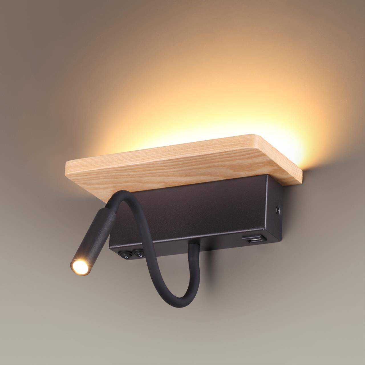картинка Бра Odeon Light Hightech Woody 3868/8WL от магазина pro-decor.kz