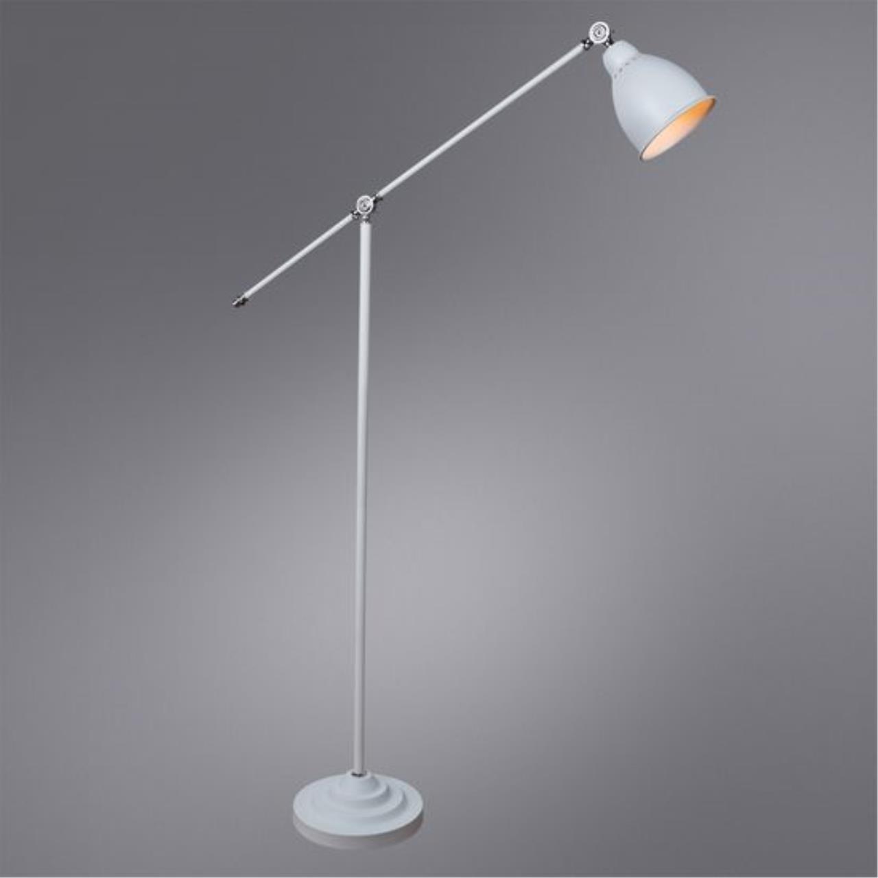картинка Торшер Arte Lamp Braccio A2054PN-1WH магазин pro-decor.kz являющийся официальным дистрибьютором в Казахстане картинка Торшер Arte Lamp Braccio A2054PN-1WH от магазина pro-decor.kz