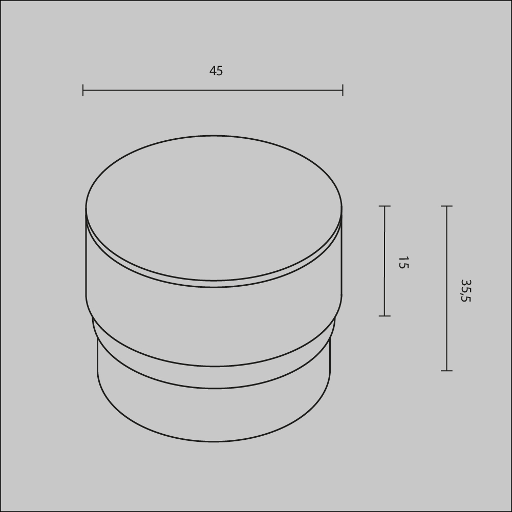 картинка Комплектующие для трековой системы Technical RingSAcr-5-W от магазина pro-decor.kz