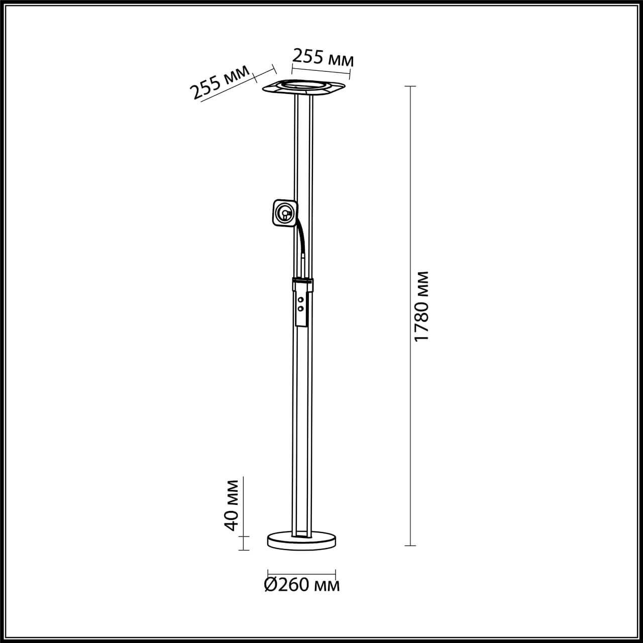 картинка Торшер Odeon Light Salut 4676/24FL от магазина pro-decor.kz
