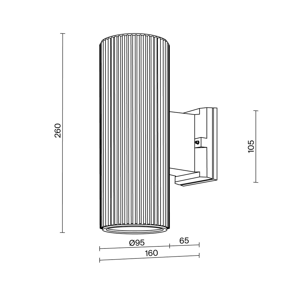 картинка Настенный светильник (бра) Outdoor O419WL-02W от магазина pro-decor.kz