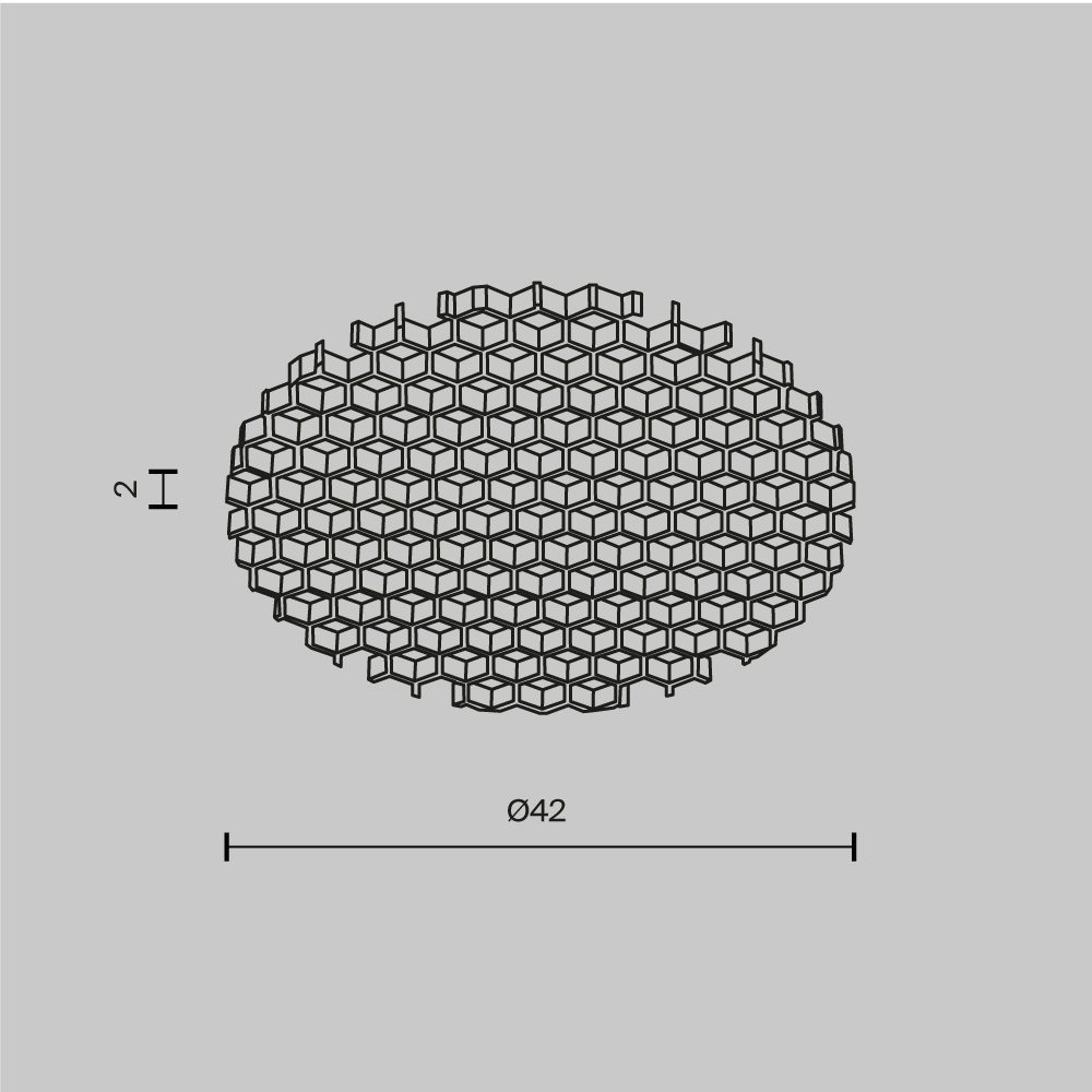 картинка Аксессуар Technical HoneyComb001-D41.5 магазин pro-decor.kz являющийся официальным дистрибьютором в Казахстане картинка Аксессуар Technical HoneyComb001-D41.5 от магазина pro-decor.kz