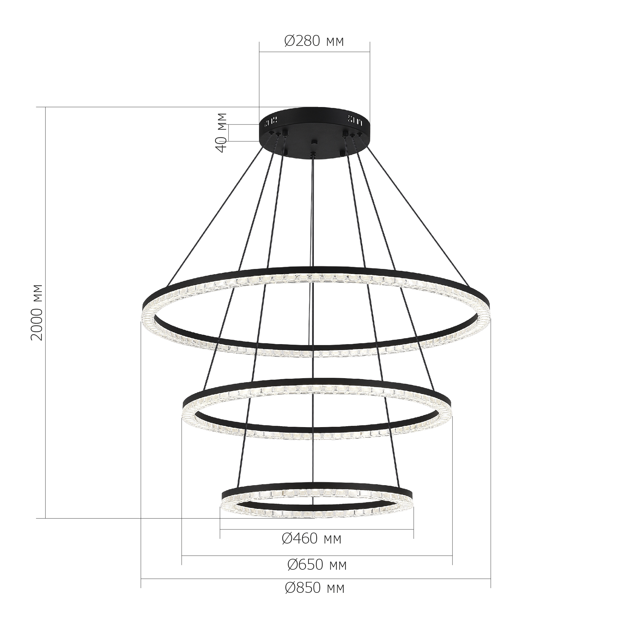 картинка SL1018.403.03 Светильник подвесной ST-Luce EUCLIDICS от магазина pro-decor.kz
