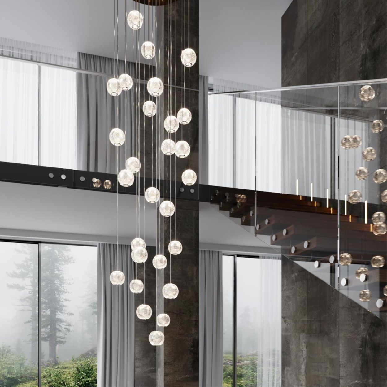 картинка 5008/120L Odeon Light  Каскадная люстра от магазина pro-decor.kz