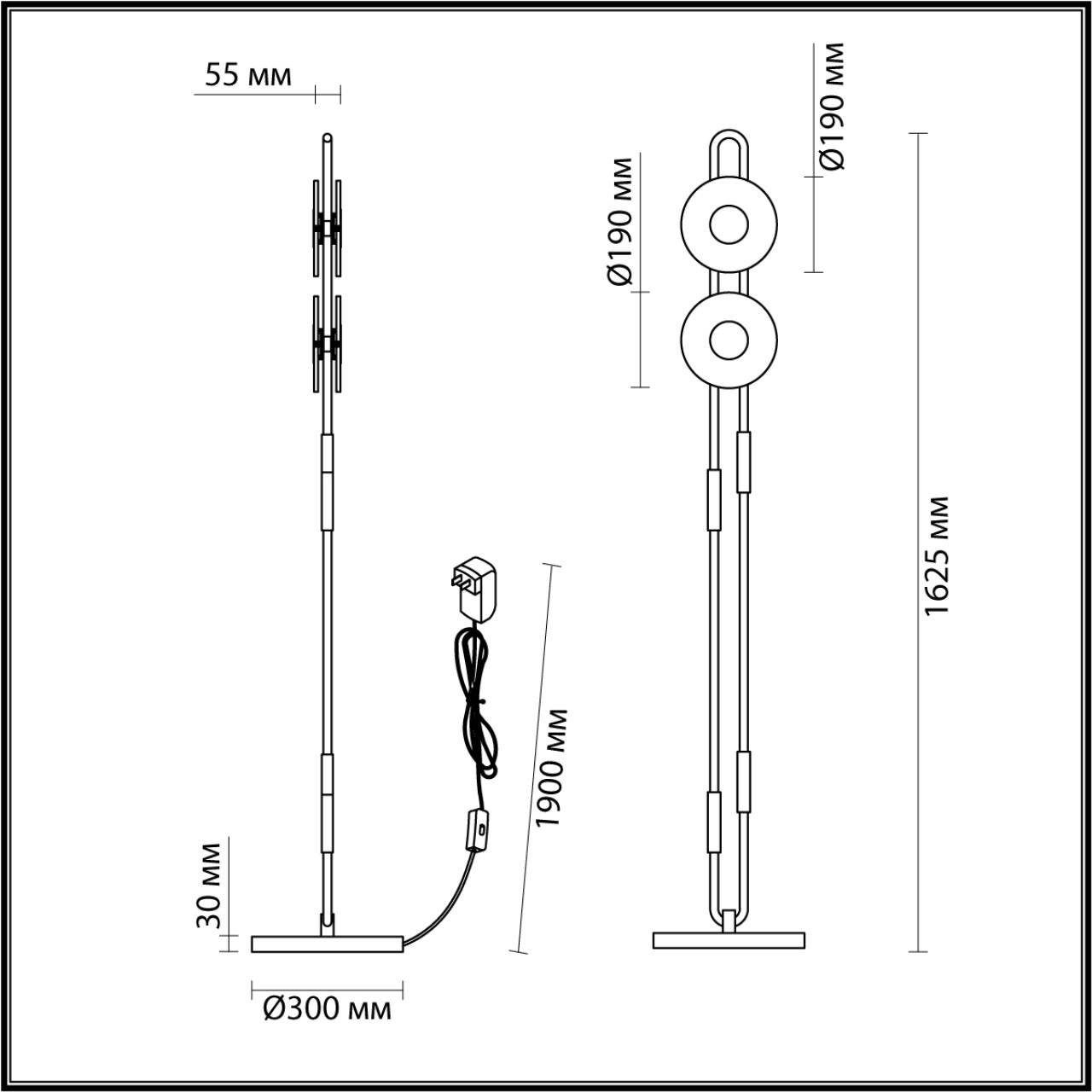 картинка 5407/23FL MODERN Odeon Light Торшер MAGNET магазин pro-decor.kz являющийся официальным дистрибьютором в Казахстане картинка 5407/23FL MODERN Odeon Light Торшер MAGNET от магазина pro-decor.kz