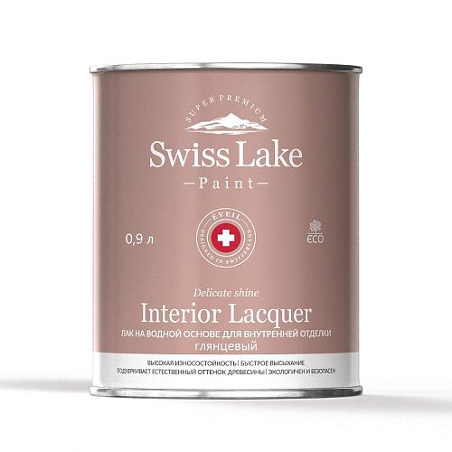 Swiss Lake Лак на водной основе для внутренней отделки Interior Lacquer глянцевый база C 0,9 л SWISS LAKE, 