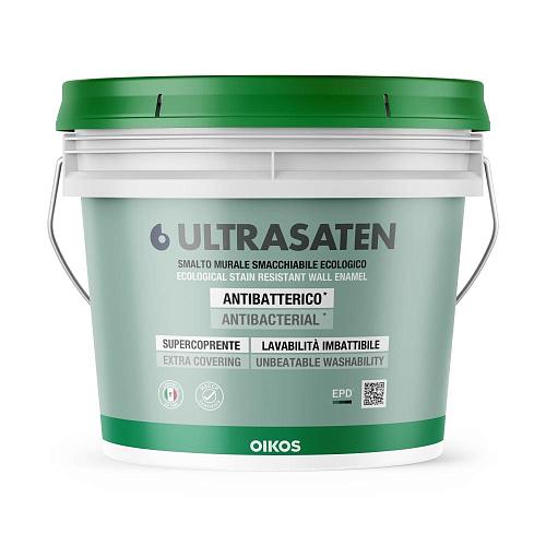 Акриловая эмаль ULTRASATEN OPACO P 10 L OIKOS, Краска Акриловая эмаль ULTRASATEN OPACO P 10 L OIKOS, Краска