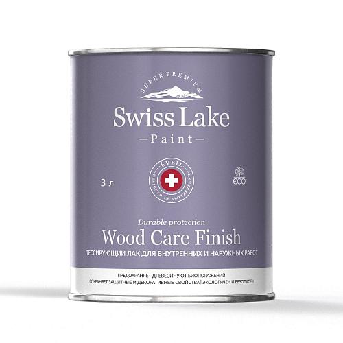 Swiss Lake Лессирующий лак для внутренних и наружных работ Wood Care Finish база C 3 л SWISS LAKE, 